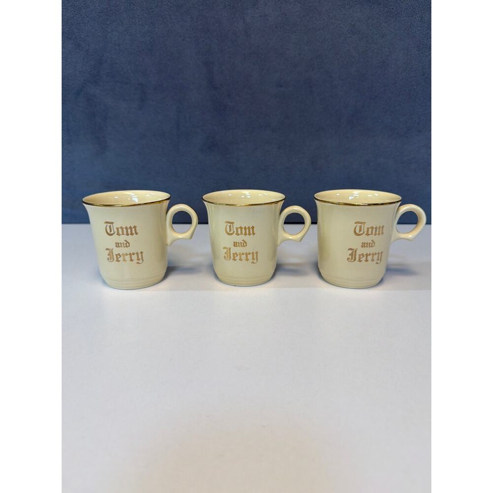 Vintage Tom & Jerry Bowl +3 Mugs Set by Homer Laughlin - Picture 6 of 9